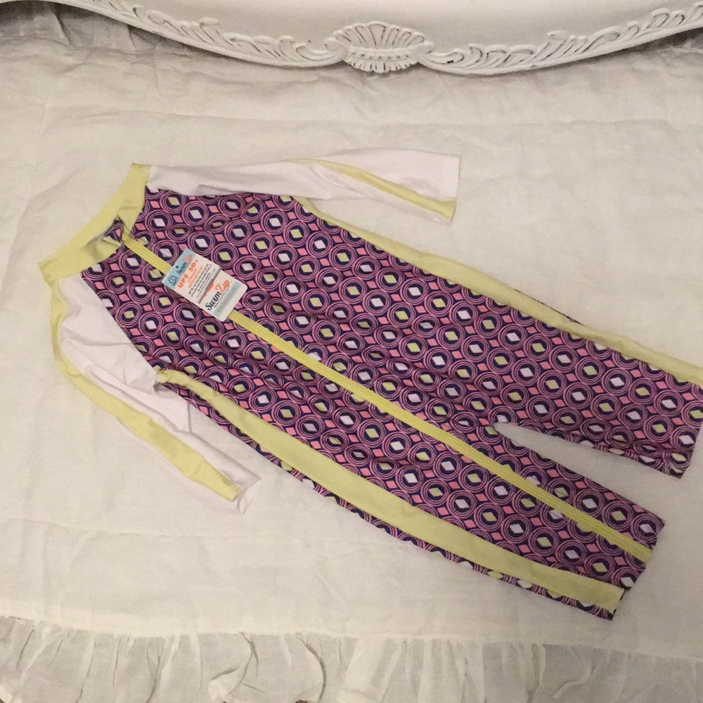 New with Tags SwimZip Romper